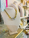 Link necklace Gold or Gold/Silver