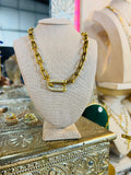 Link necklace Gold or Gold/Silver
