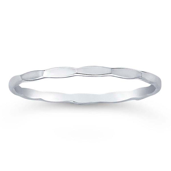 Hammered Stackable Ring